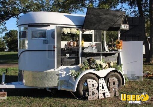 1960 Mobile Bar Trailer Beverage - Coffee Trailer Texas for Sale