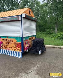 1981 Donut Concession Trailer Concession Trailer Awning Michigan for Sale