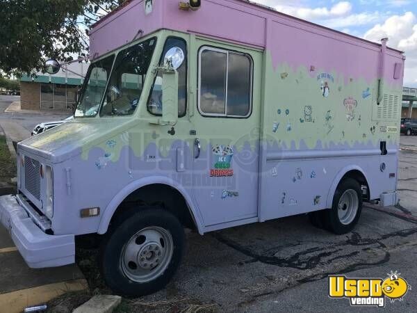1987 Chevy Ice Cream Truck Texas Diesel Engine for Sale