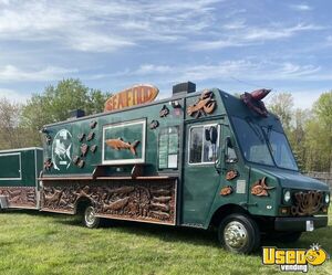 1995 Step Van Kitchen Food Truck All-purpose Food Truck Cabinets Ohio Diesel Engine for Sale