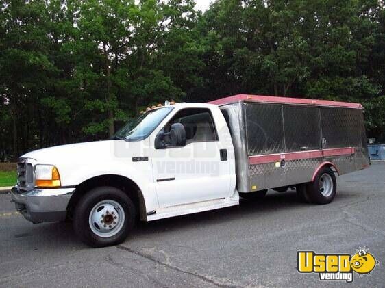 2000 Ford F350 Lunch Serving Food Truck Pennsylvania Diesel Engine for Sale