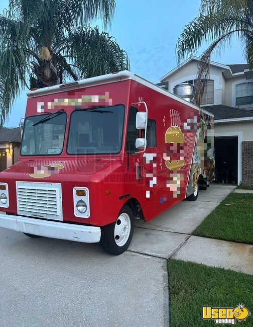 2000 Step Van Food Truck All-purpose Food Truck Florida Diesel Engine for Sale