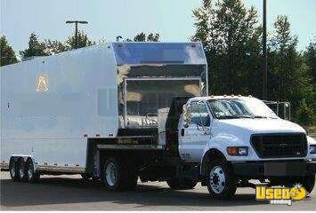 2001 Silver Light Trailer, Ford 750 Tractor All-purpose Food Truck 2 Oregon for Sale