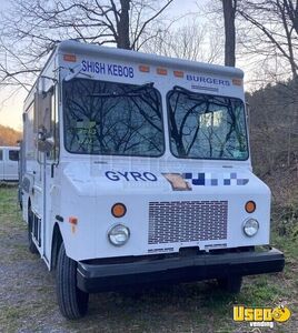 2003 Step Van Kitchen Food Truck All-purpose Food Truck Stainless Steel Wall Covers New York Diesel Engine for Sale