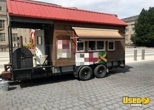 2005 Barbecue Food Concession Trailer Barbecue Food Trailer Air Conditioning Ohio for Sale