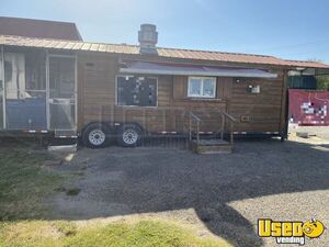 2006 Custom Gooseneck Bbq Food Trailer Barbecue Food Trailer Air Conditioning Texas for Sale