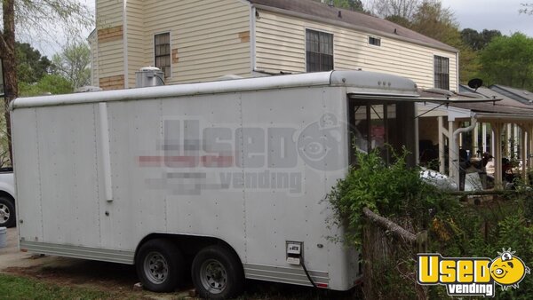 2007 Wells Cargo Kitchen Food Trailer Removable Trailer Hitch Georgia for Sale