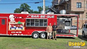 2008 Barbecue Concession Trailer Barbecue Food Trailer South Carolina for Sale