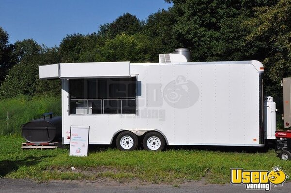 2008 Pace American Midway Bbq Mobile Food Unit Kitchen Food Trailer New York for Sale