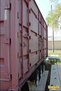 2008 Shipping Container Food Concession Trailer Kitchen Food Trailer Propane Tank Kansas for Sale