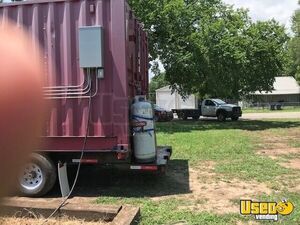 2008 Shipping Container Food Concession Trailer Kitchen Food Trailer Refrigerator Kansas for Sale