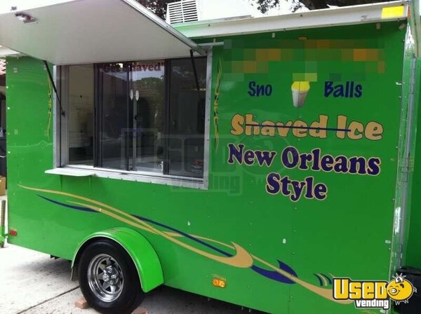 2009 Sno Pro 6 X12 Kitchen Food Trailer Florida for Sale