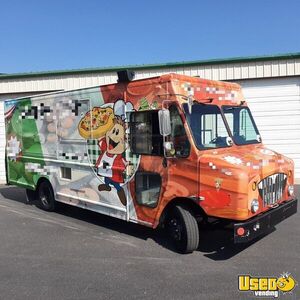 2009 Step Van Pizza Food Truck Pizza Food Truck Diamond Plated Aluminum Flooring Colorado Diesel Engine for Sale