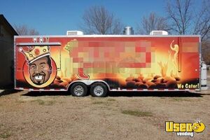2010 Worldwide Trailer Manufacturing Barbecue Food Trailer Oklahoma for Sale