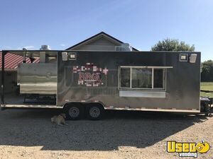 2017 C&w Barbecue Food Trailer Concession Window Texas for Sale