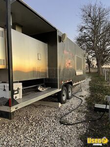 2017 C&w Barbecue Food Trailer Interior Lighting Texas for Sale