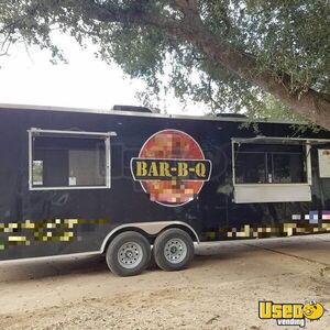 2018 Barbecue Concession Trailer Barbecue Food Trailer Cabinets Texas for Sale