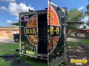 2018 Barbecue Concession Trailer Barbecue Food Trailer Floor Drains Texas for Sale