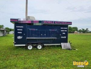 2018 Kitchen Food Trailer Air Conditioning Oklahoma for Sale