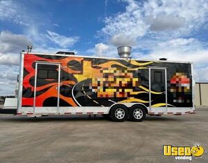 2018 Smoker Barbecue Food Trailer Spare Tire Texas for Sale