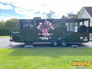2020 Barbecue Food Trailer Stainless Steel Wall Covers Pennsylvania for Sale