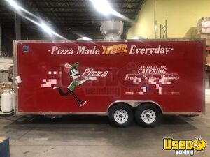 2020 Qtm 8.6 X 20 Ta Pizza Trailer Stainless Steel Wall Covers New York for Sale