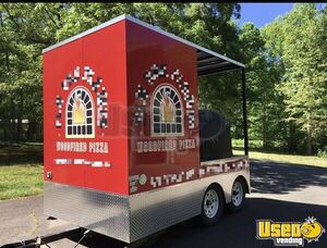 2020 Wood-fired Pizza Concession Trailer Pizza Trailer Diamond Plated Aluminum Flooring Colorado for Sale