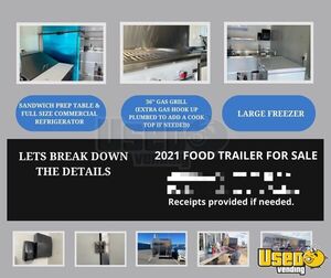 2021 8x20 Kitchen Food Trailer Interior Lighting Arizona for Sale