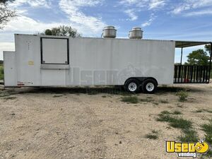 2022 2022 - 8’x32’ White Kitchen Food Trailer Concession Window Texas for Sale