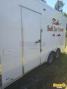 2022 8.5 X 16ta3 Ice Cream And Food Concession Trailer Ice Cream Trailer Stainless Steel Wall Covers South Carolina for Sale