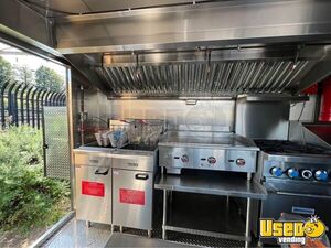 2022 Food Concession Trailer Kitchen Food Trailer Prep Station Cooler New Jersey for Sale
