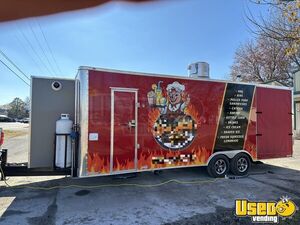 2022 Freedom Barbecue Food Trailer Concession Window Arkansas for Sale