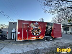2022 Freedom Barbecue Food Trailer Stainless Steel Wall Covers Arkansas for Sale