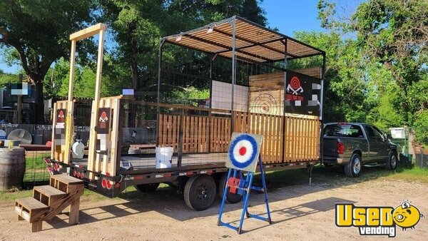 2022 Mobile Axe Throwing Trailer Party / Gaming Trailer Texas for Sale