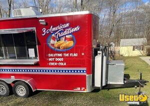 2023 Food Concession Trailer Kitchen Food Trailer Stainless Steel Wall Covers Pennsylvania for Sale