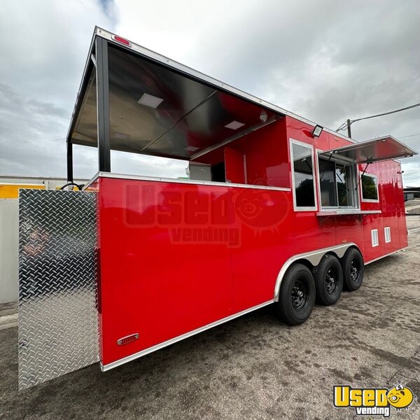 2023 Qtm 8.6 X 26 Tra 16.5k Barbecue Food Trailer Florida for Sale