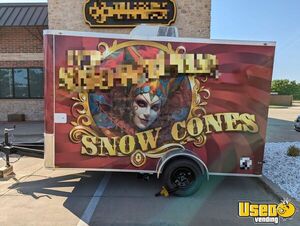 2023 Shaved Ice Concession Trailer Snowball Trailer Cabinets Texas for Sale