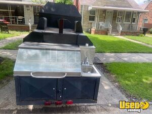 21' Open Bbq Smoker Trailer Open Bbq Smoker Trailer Chargrill Michigan for Sale