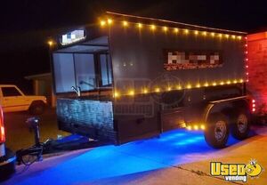 Barbecue Food Concession Trailer Barbecue Food Trailer Exterior Lighting Texas for Sale