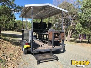 Barbecue Trailer Barbecue Food Trailer Exterior Customer Counter New Mexico for Sale
