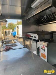 Kitchen Concession Trailer Kitchen Food Trailer Diamond Plated Aluminum Flooring Ontario for Sale