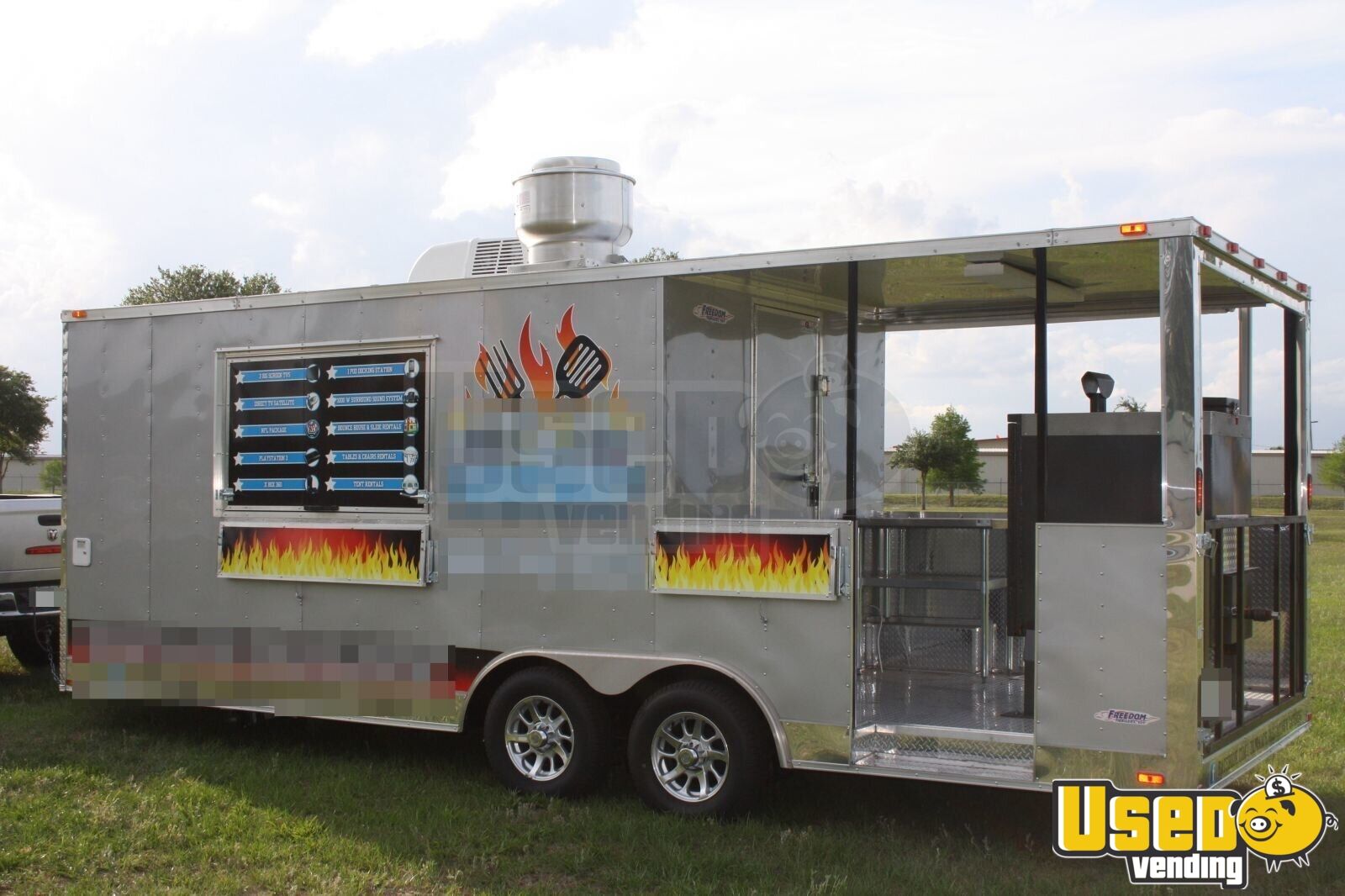 Used 2013 Freedom BBQ Trailer with Smoker Porch in Florida for Sale