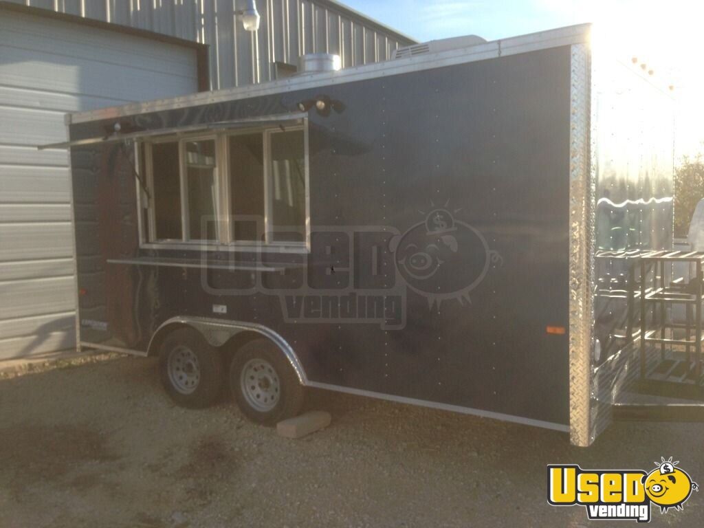 2014 Concession Trailer for Sale in Texas Used Food Trailer Mobile