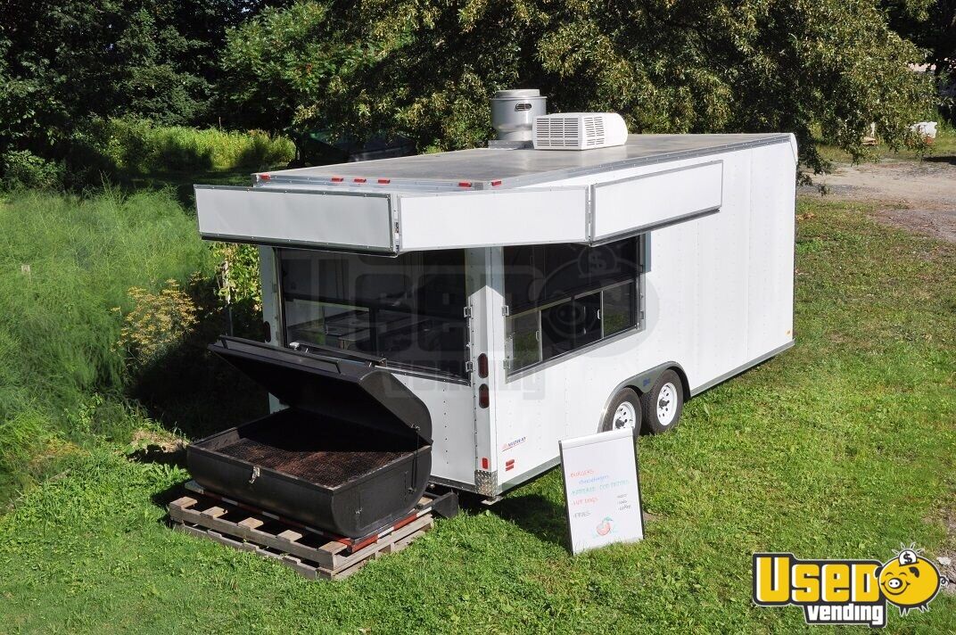 Used Pace BBQ Trailer in New York Concession Trailer for Sale