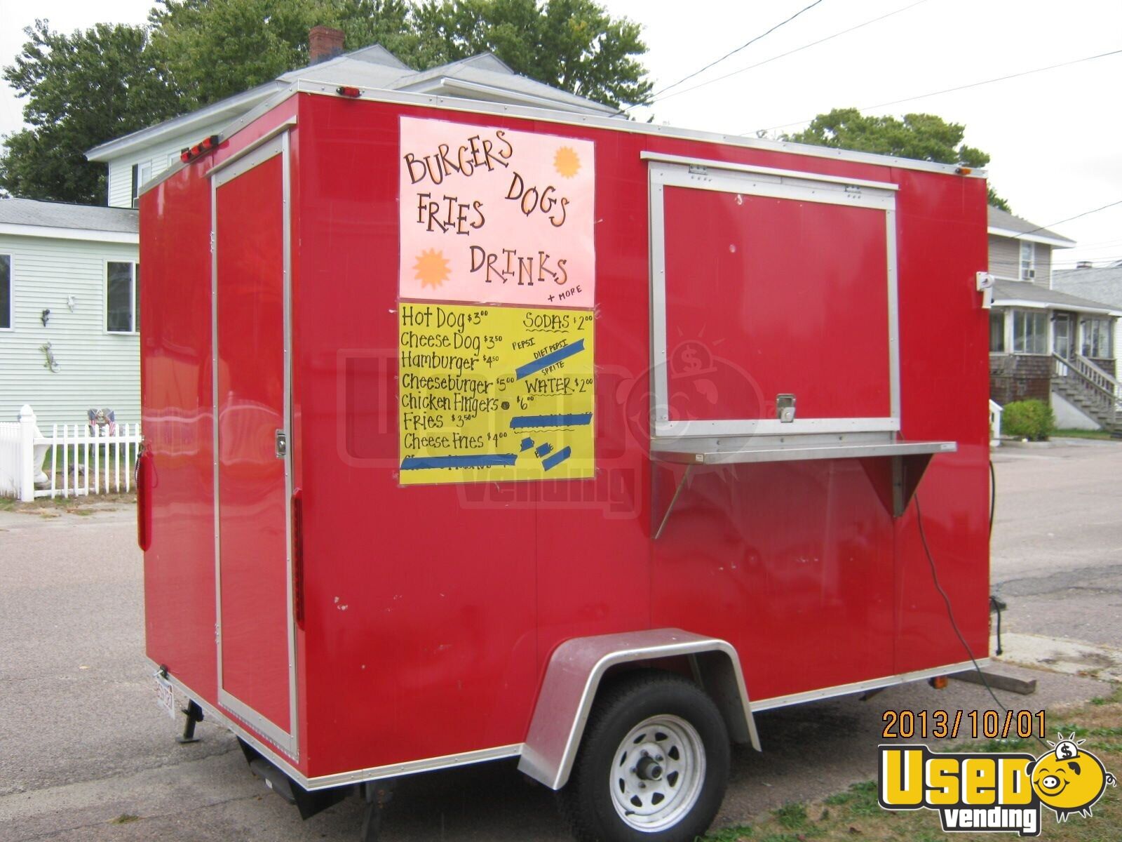Used 2012 Concession Trailer in Massachusetts for Sale Mobile Kitchen