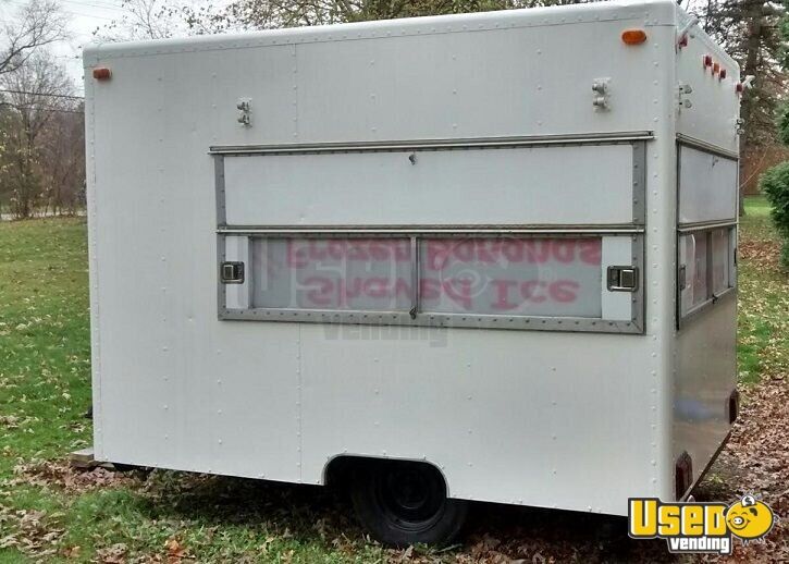 Used 10' Shaved Ice Trailer for Sale in Ohio Concession Trailer