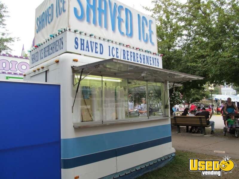 10' Waymatic Shaved Ice Trailer Carnival Concession Trailer for Sale