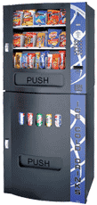 snack, candy, drink combo vending machine