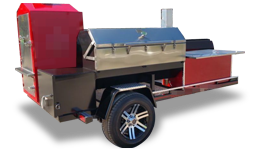 Open BBQ Smoker Trailers