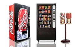 new vending machines, snack soda machines, compact vending combos